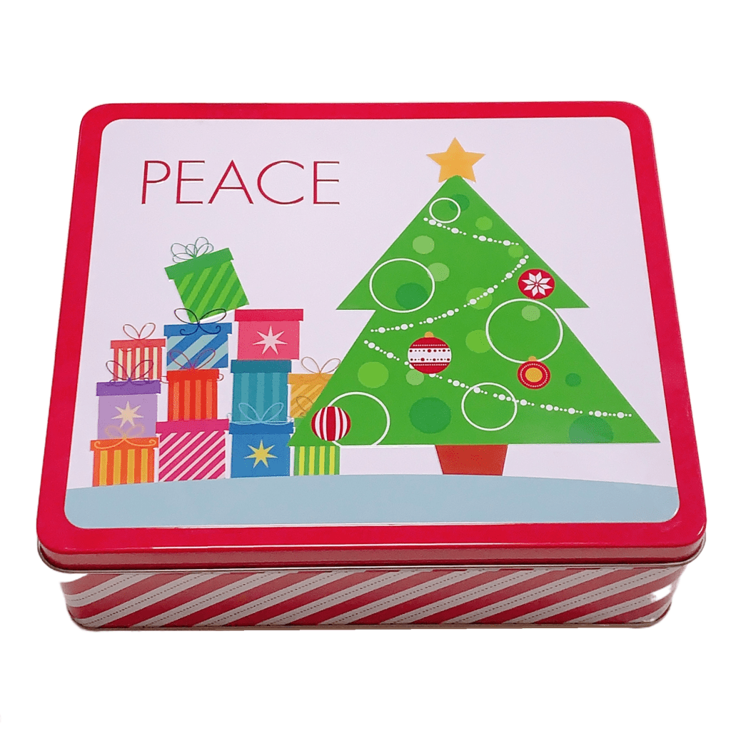 rectangle cookie tin